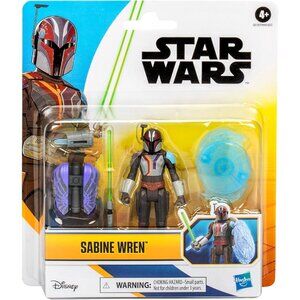 Star Wars Mandalorian Sabine Wren Action Figure With Accessories By Hasbro Ages